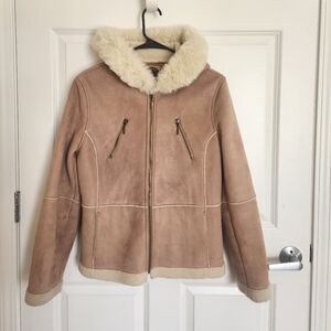 Giacca Vintage Cream Teddy Jacket (M)  Great Condition